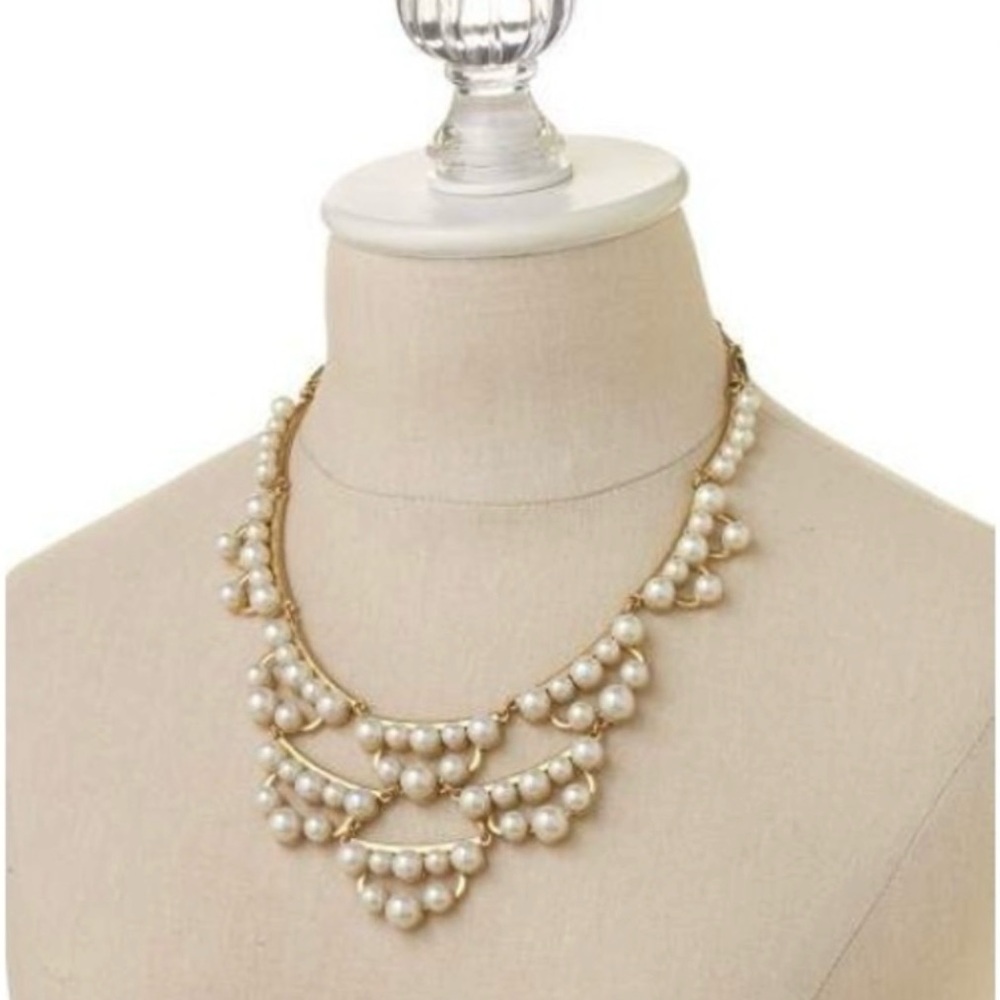 Vintage Stella & Dot Frances Pearl Necklace - Picture 9 of 10